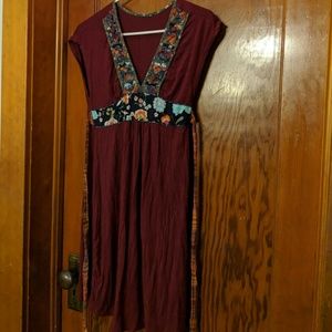 Maroon dress